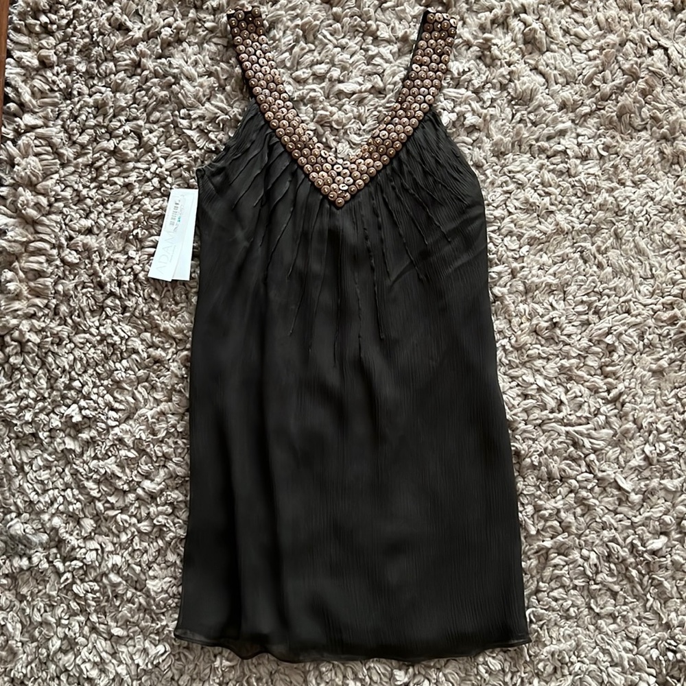 Adam by Adam Lippes Brown Silk Dress size 8